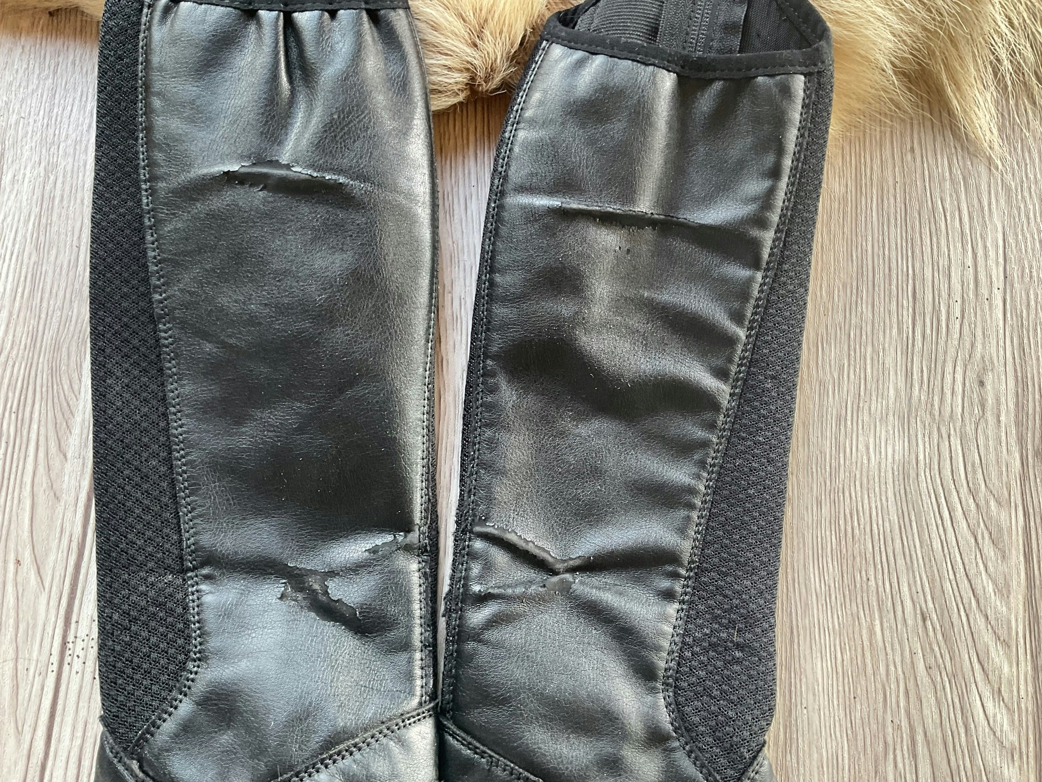 Fouganza shortchaps,”nät”, 12 år/höjd 34 cm
