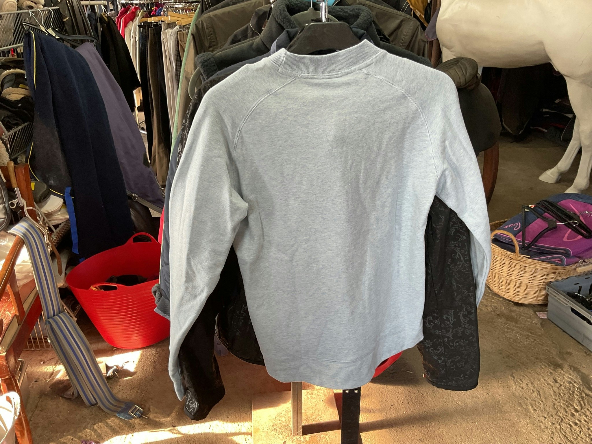 Ariat tröja,stl 164,blåmelerad