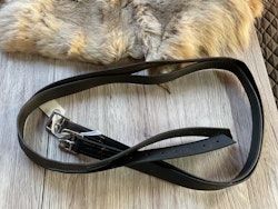 Stigläder svarta,155 cm