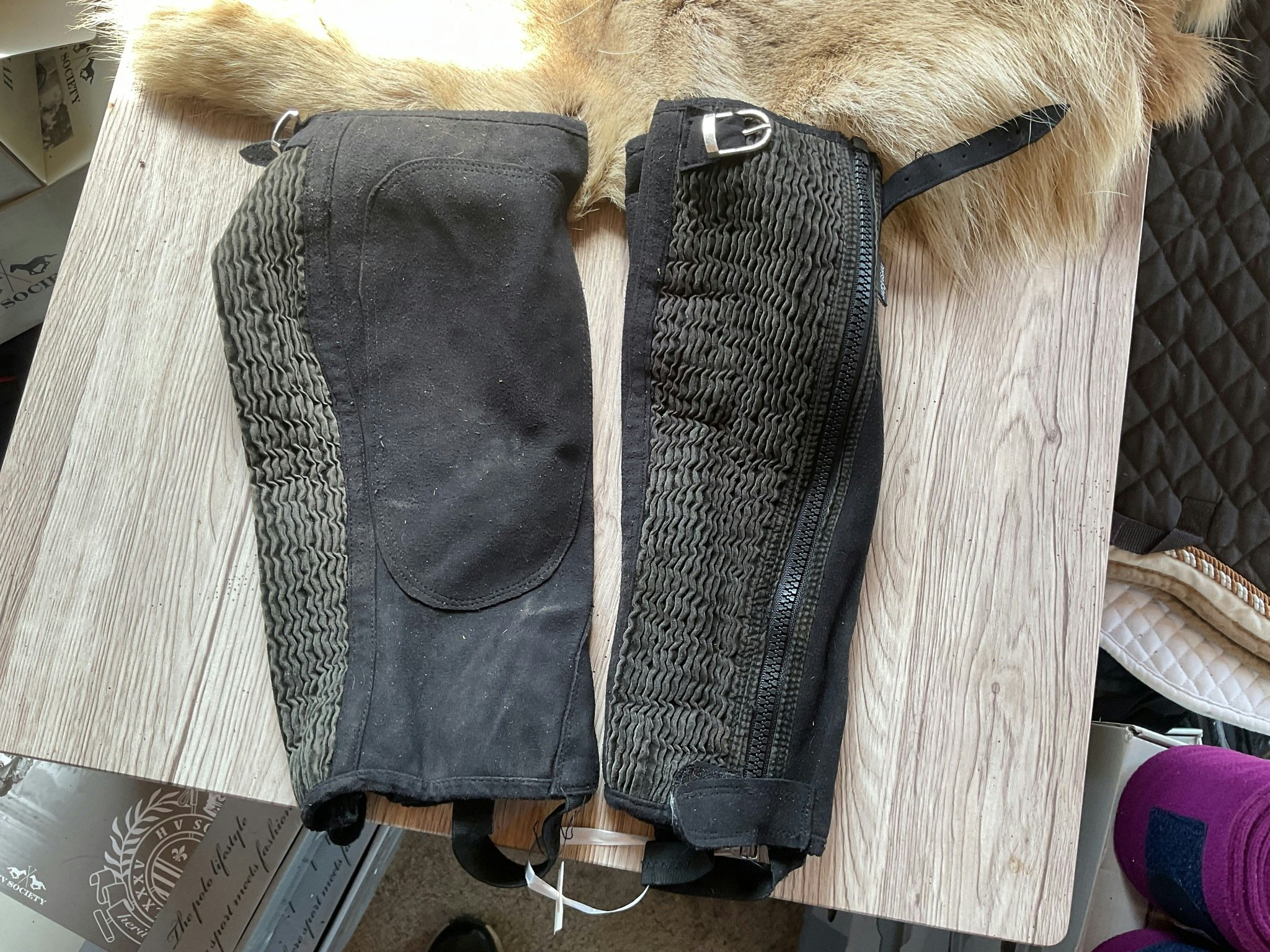Horsepro shortchaps svarta,xl
