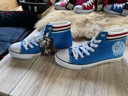 Hv polo sneakers skor,blåa,stl 38,nya