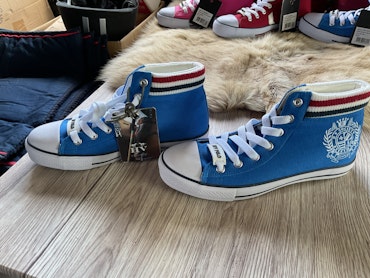 Hv polo sneakers skor,blåa,stl 38,nya