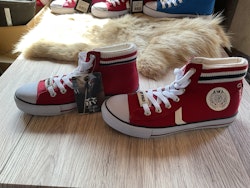 Hv polo sneakers,röda,skor,stl 37,nya