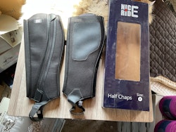 Nice ride halfchaps,svarta,stl m,nya