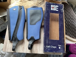Nice ride halfchaps,stl MW,blåa,nya