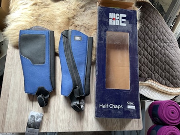 Nice ride halfchaps,blåa,stl 11-13 år,nya