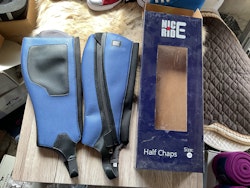 Nice ride,halfchaps,blåa,stl LW,nya