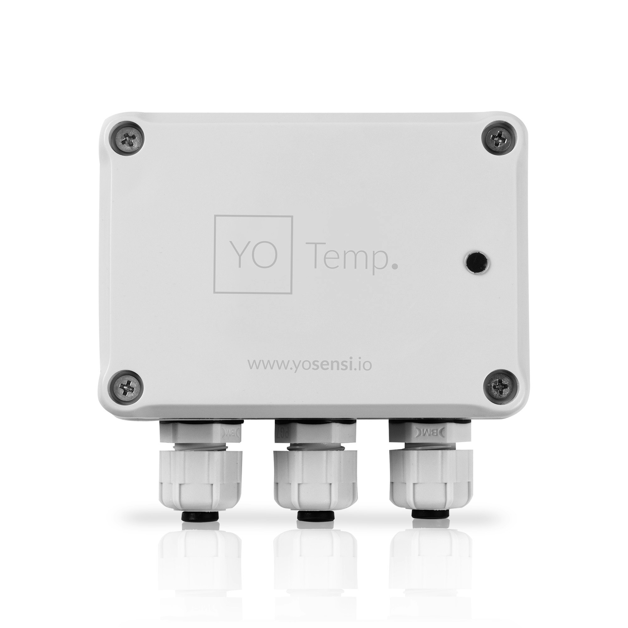 YO Temp measures the temperature at up to three external locations.
