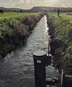 LIDAR(laser) based distance sensor to measure the level of water.