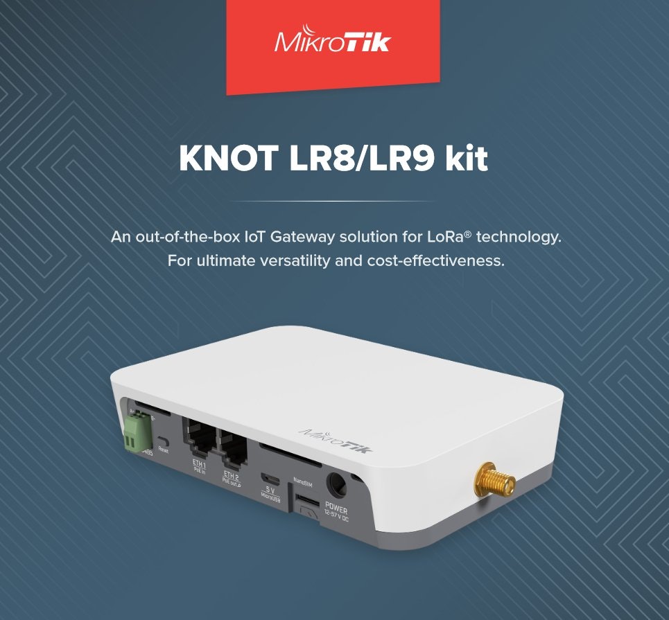 Mikrotik KNOT LR8 IOT gateway