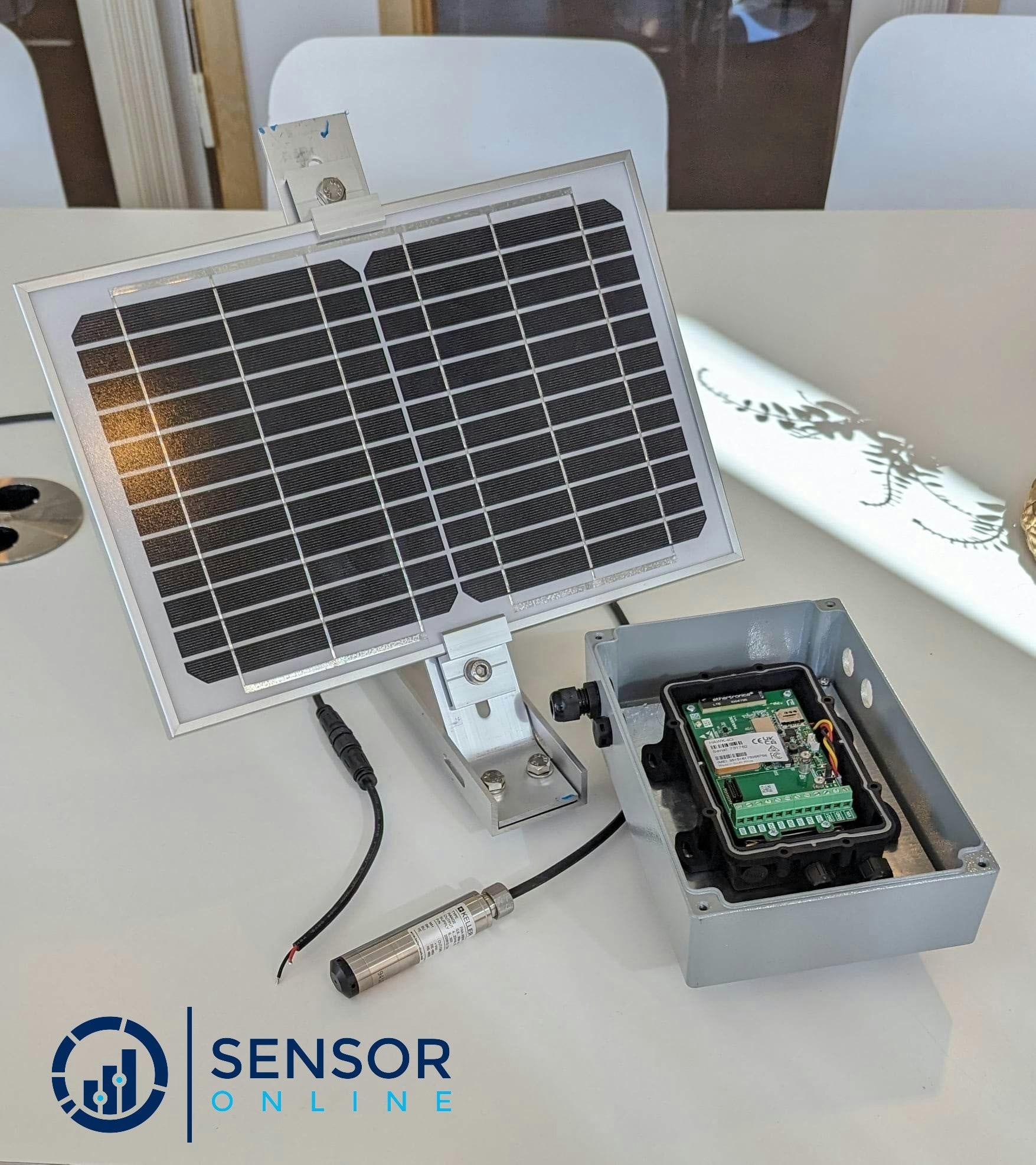 Solarpanel solution for off-grid measurments