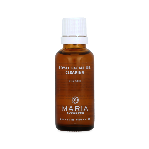 Maria åkerberg Royal Facial Oil Clearing är en renande och balanserande ansiktsolja som hjälper huden reglera årstidsväxlingar och stärker kollagenet. . De eteriska oljor av Citron, Bergamott, Lavende