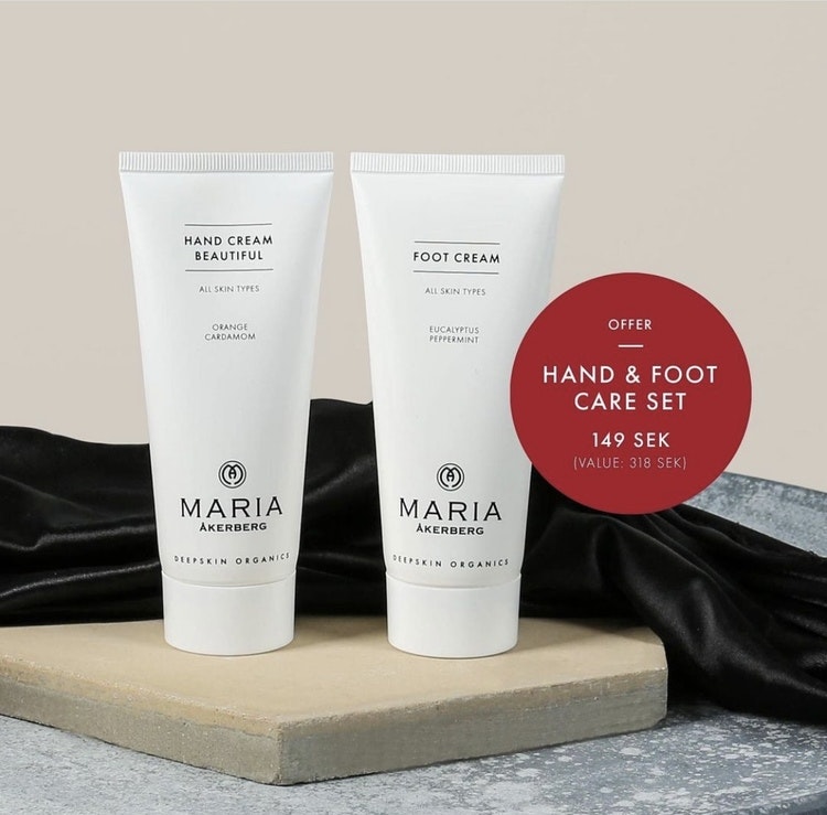 SPECIAL ERBJUDANDE Maria Åkerberg Hand & Foot Care Set - Derma Holistica DH  Beautyshop naturlig hudvård online