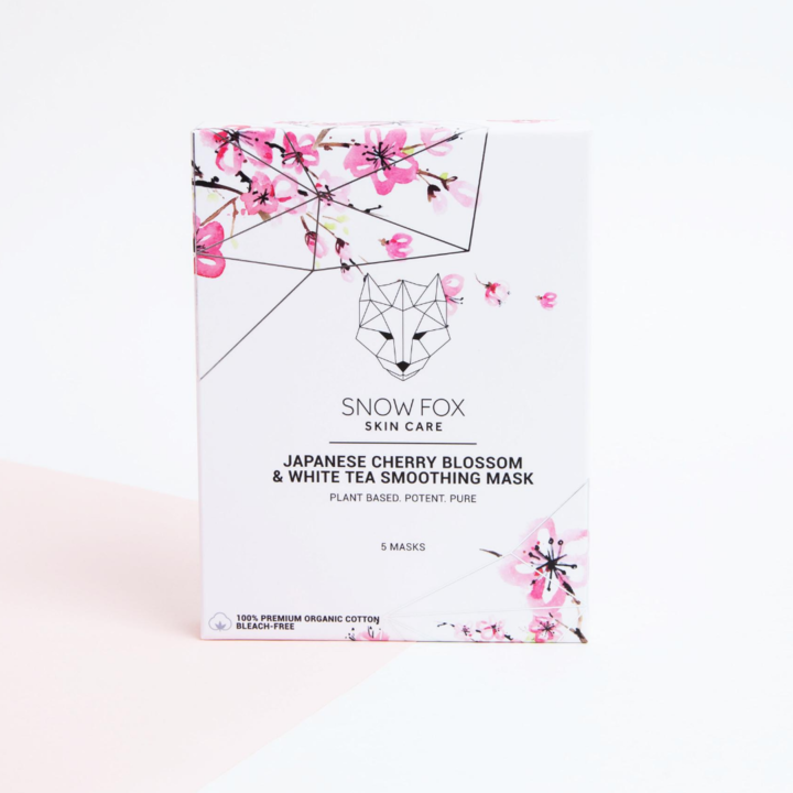 5-pack SNOW FOX SHEET MASK - SMOOTHING " The glass skin"  MASK
