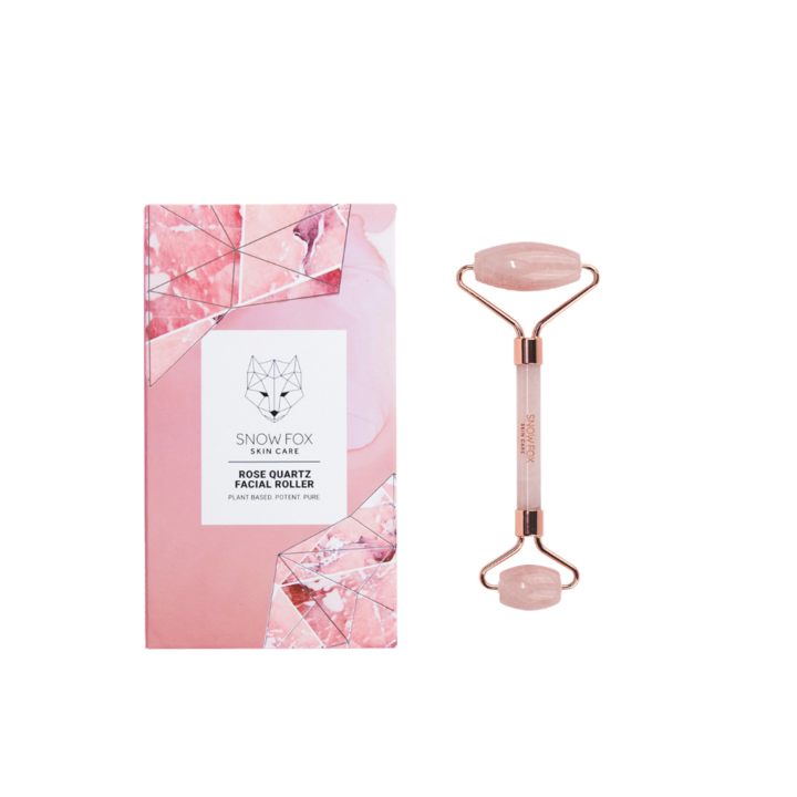 Snow Fox ROSE QUARTZ FACIAL ROLLER