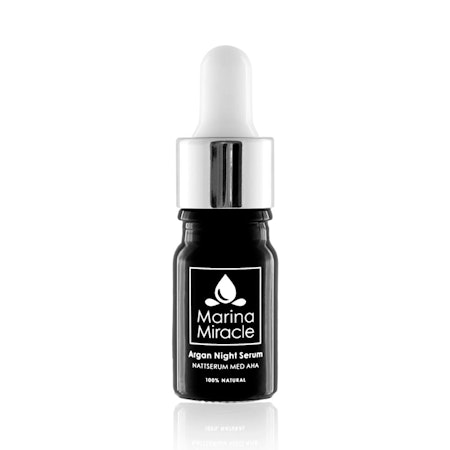 Argan Night Serum AHA nattserum MARINA MIRACLE 2 storlekar