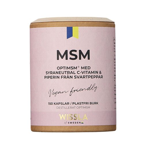 Opti MSM + C-vitamin + Piperin Wissla of Sweden