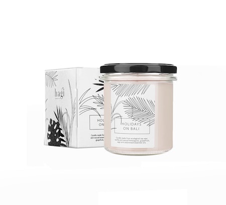 HAGI Soy Wax Candle BALI HOLIDAY - Doftljus med somriga toner.