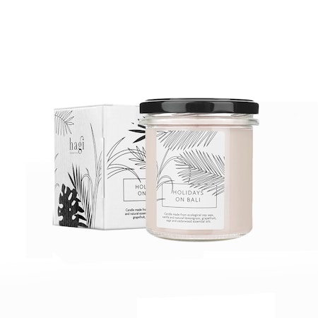 HAGI Soy Wax Candle BALI HOLIDAY - Doftljus med somriga toner.