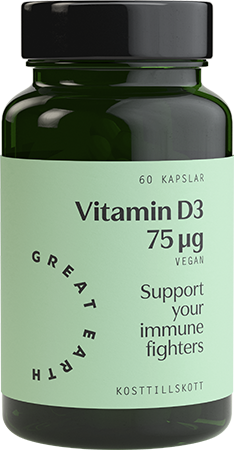 D3 vitamin Ug 75 GREAT EARTH