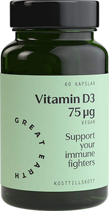 D3 vitamin Ug 75 GREAT EARTH