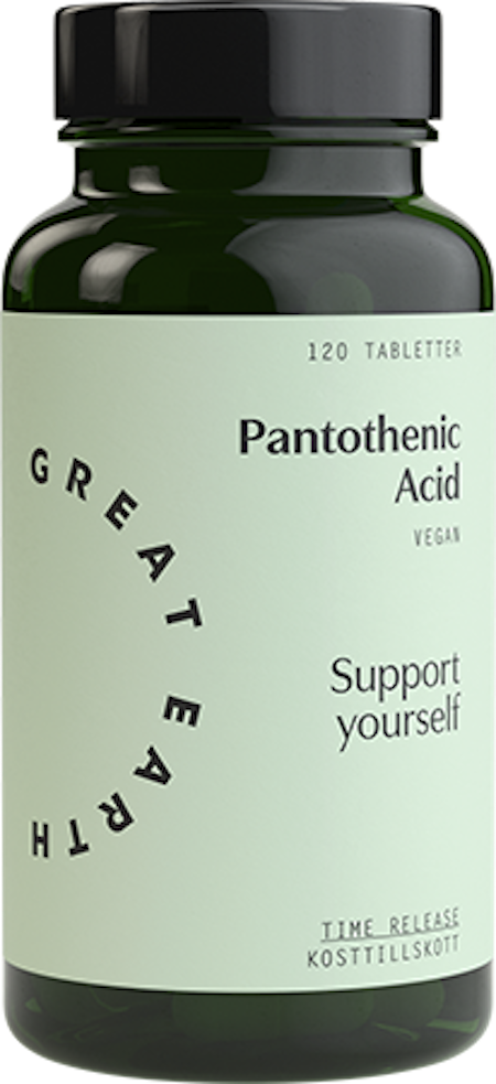 Pantothenic Acid Vitamin B5 GREAT EARTH