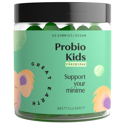 Probio Kids är kosttillskottet från Great Earth för barn. Veganska med endast naturliga färger och smaker.