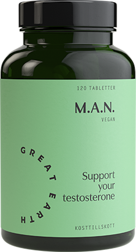 M.A.N GREAT EARTH kosttillskott för män.