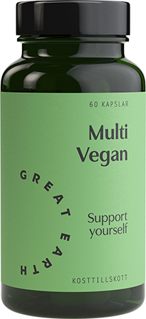 Multi Vegan Great Earth kosttillskott för veganer