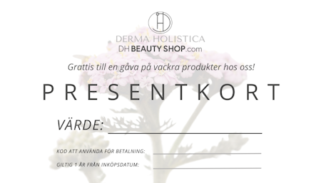 Få presentkortet skickat