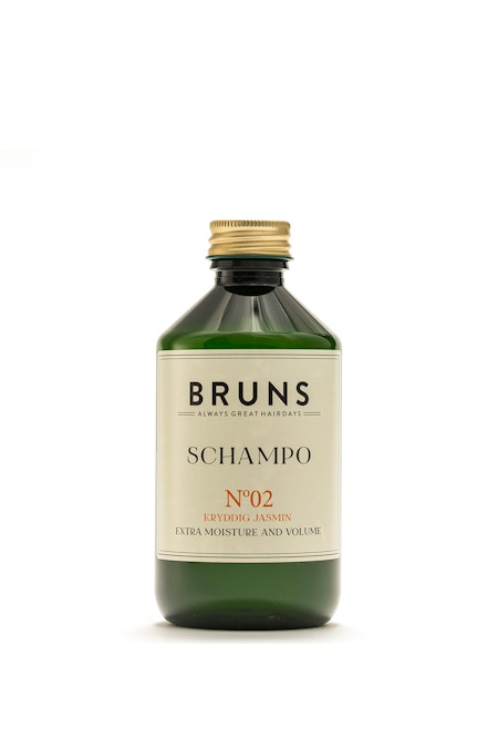 SCHAMPO No 2 BRUNS Kryddig Jasmin. Normalt, torrt & tjockt hår 2 storlekar..