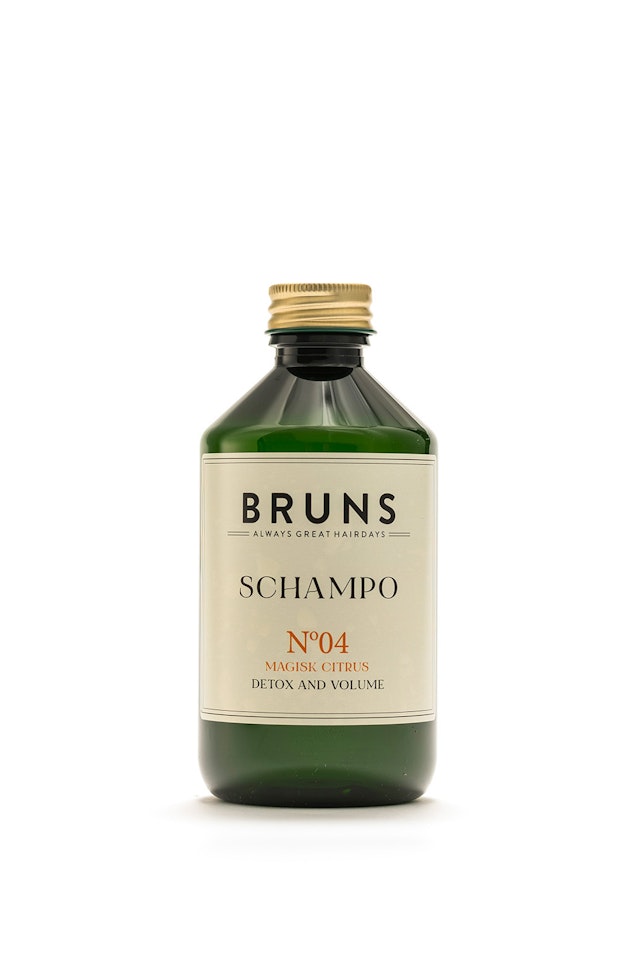 SCHAMPO No 04 BRUNS normalt till fint hår samt detox 2 storlekar