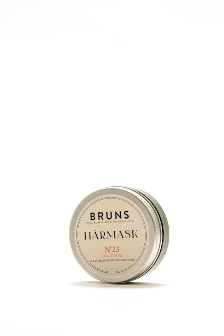 HÅRMASK No 23 BRUNS skadat/torrt/ tjockt hår doftfri 2 storlekar