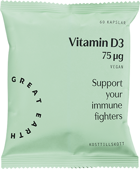 Vitamin D3 75 ug Refill GREAT EARTH
