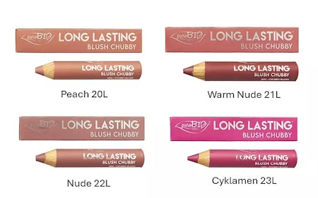 Long Lasting Blush Chubby Pencil 4 nyanser PuroBio