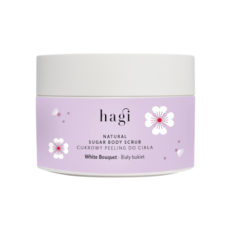 Natural Suger Peeling Scrub White Bouquet HAGI