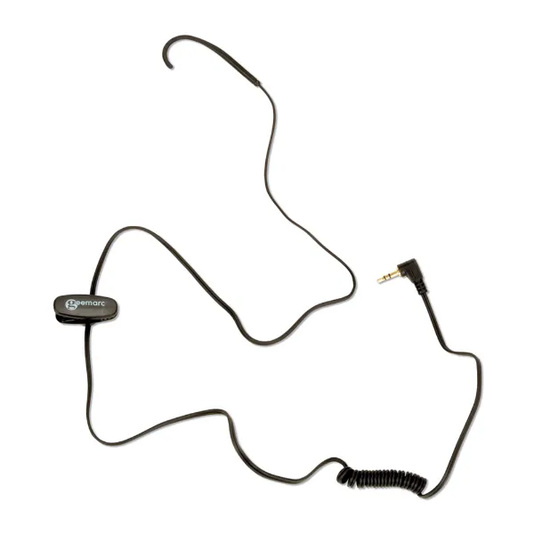 Slingkrok CL Hook 7 Enkel slingkrok med EN öronkrok, idealisk för användning med hörapparat m Telespole.
