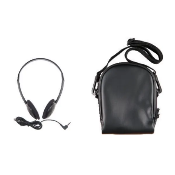 Väska och Samtalsförstärkare EH-101 med inbyggd slingmottagare För att få ljudet direkt till din hörapparat via T-spole