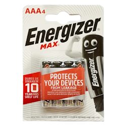Energizer AAA 4-pack