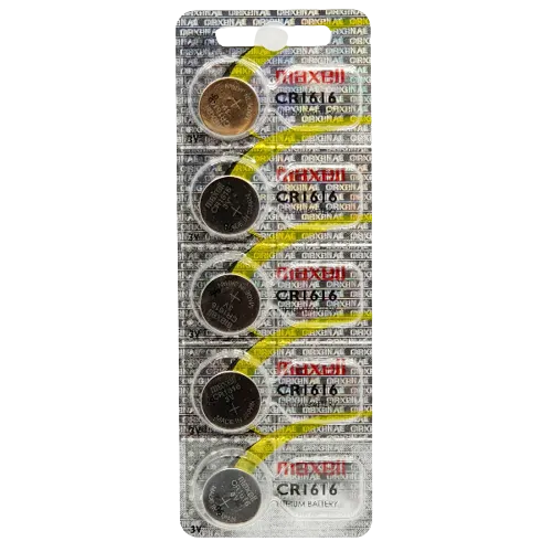CR1616 Maxell 5-pack Lithium