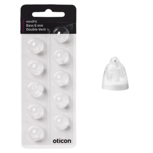 Oticon MiniFit Bass DOUBLE VENT Dome 6 mm