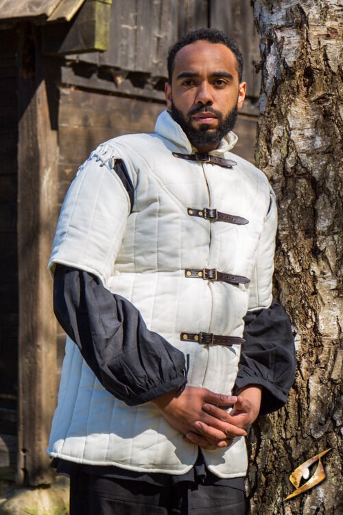 Gambeson Warrior with Short Sleeves - Natural