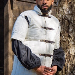 Gambeson Warrior with Short Sleeves - Natural