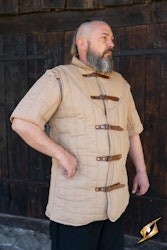 Gambeson Warrior with Short Sleeves - Desert Beige