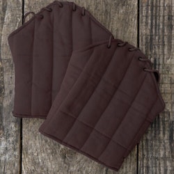 Gambeson Warrior with Short Sleeves - Brown