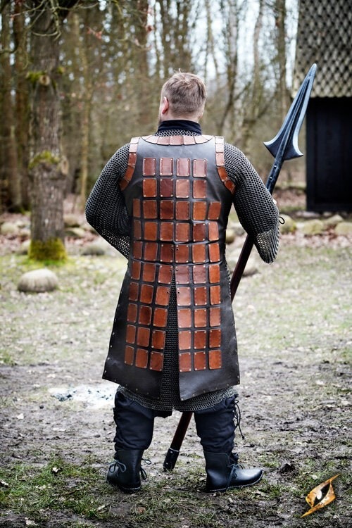 Leather Brigandine - Brun