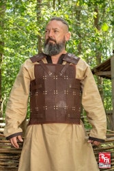 RFB Fighter Leather Armour - Brun