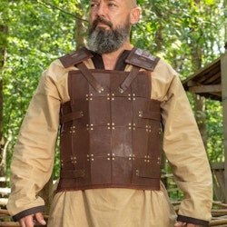 RFB Fighter Leather Armour - Brun