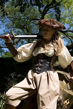 Rogue Corset - Brun/Ox Brun