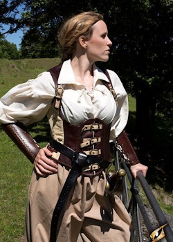 Rogue Corset - Brun/Beige